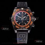 GF Factory Breitling Chronomat 44 Raven Blacksteel Orange Asia 7750 Automatic 44mm Watch